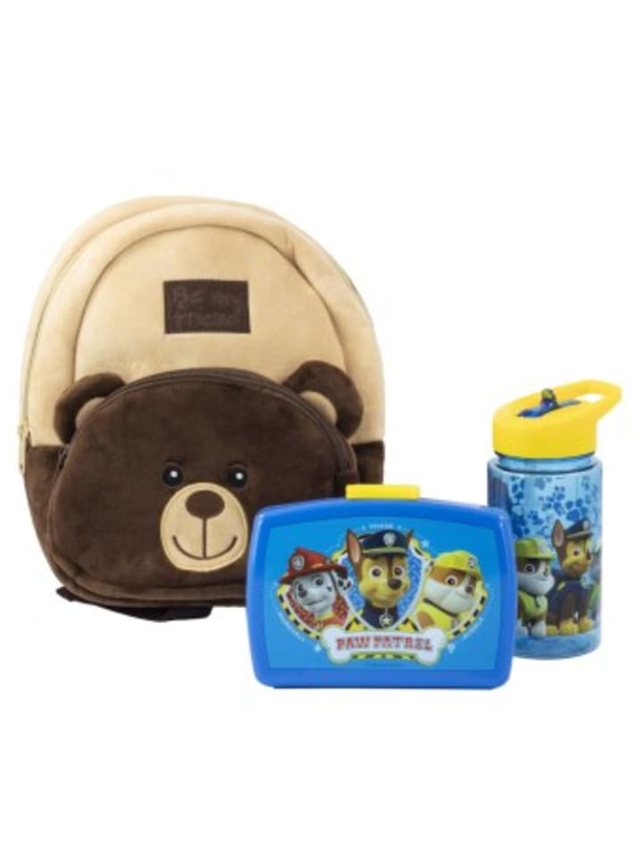 

Nonbook - Плюшевый рюкзак Milly Bear Boy с ланч-боксом и бутылкой для воды POS