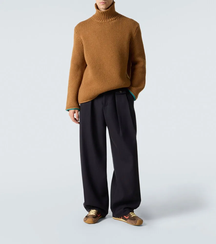 Кроссовки Ballet Runner 2.0 с замшевой отделкой Loewe, коричневый — фото 2