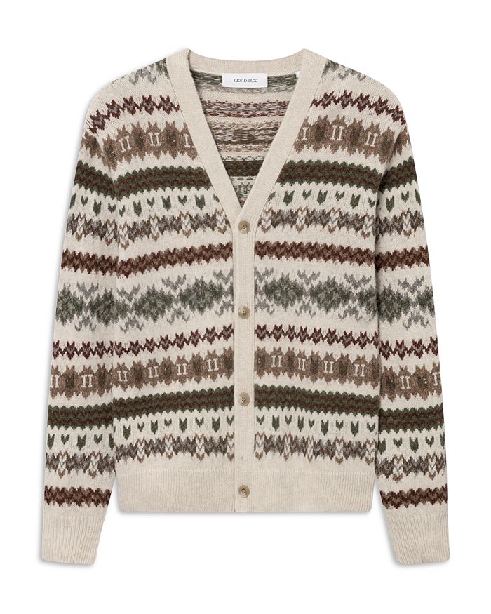 

Свитер-кардиган Hordur Fair Isle Les Deux, мультиколор