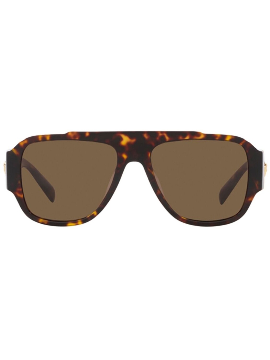 

Солнцезащитные очки-пилоты Versace Eyewear, коричневый