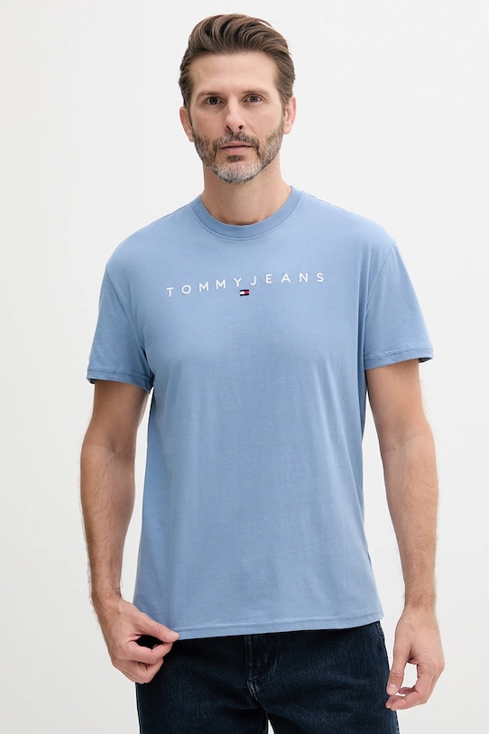 

Хлопковая футболка Tommy Jeans, синий