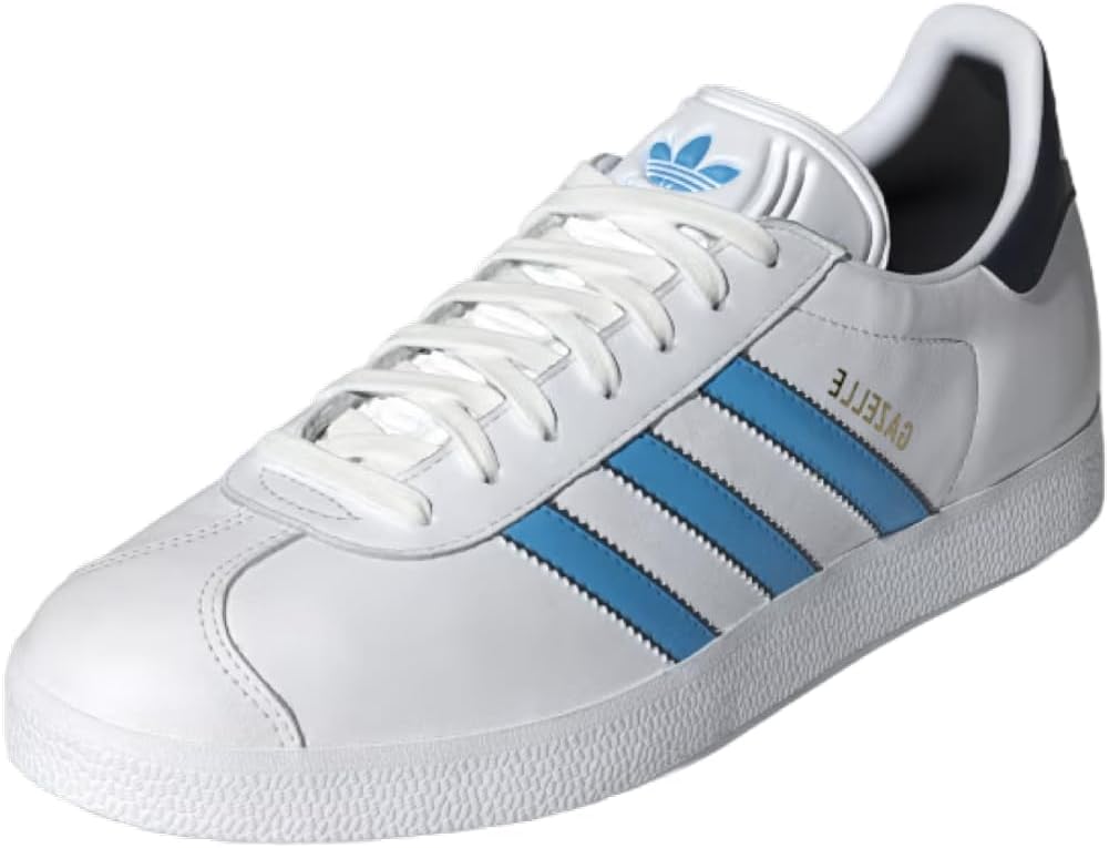 Мужские кроссовки adidas Gazelle, белый/синий — фото 2