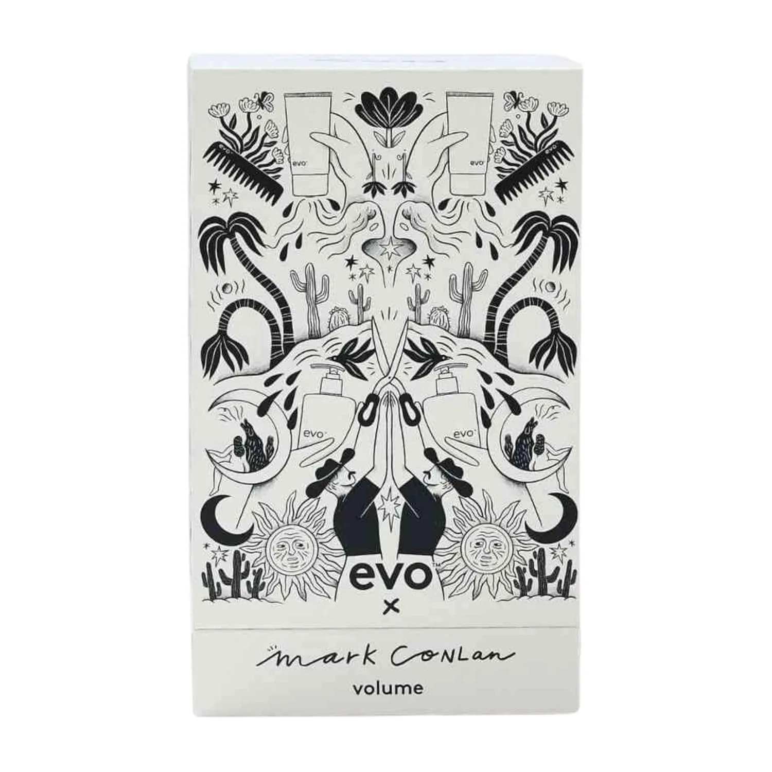 Подарочный набор Evo Good Givin' Volumizing Shampoo and Conditioner Gift Set - Hair Nourishing Duo & Root Canal Volume Spray for Fine Hair - Full Size — фото 2
