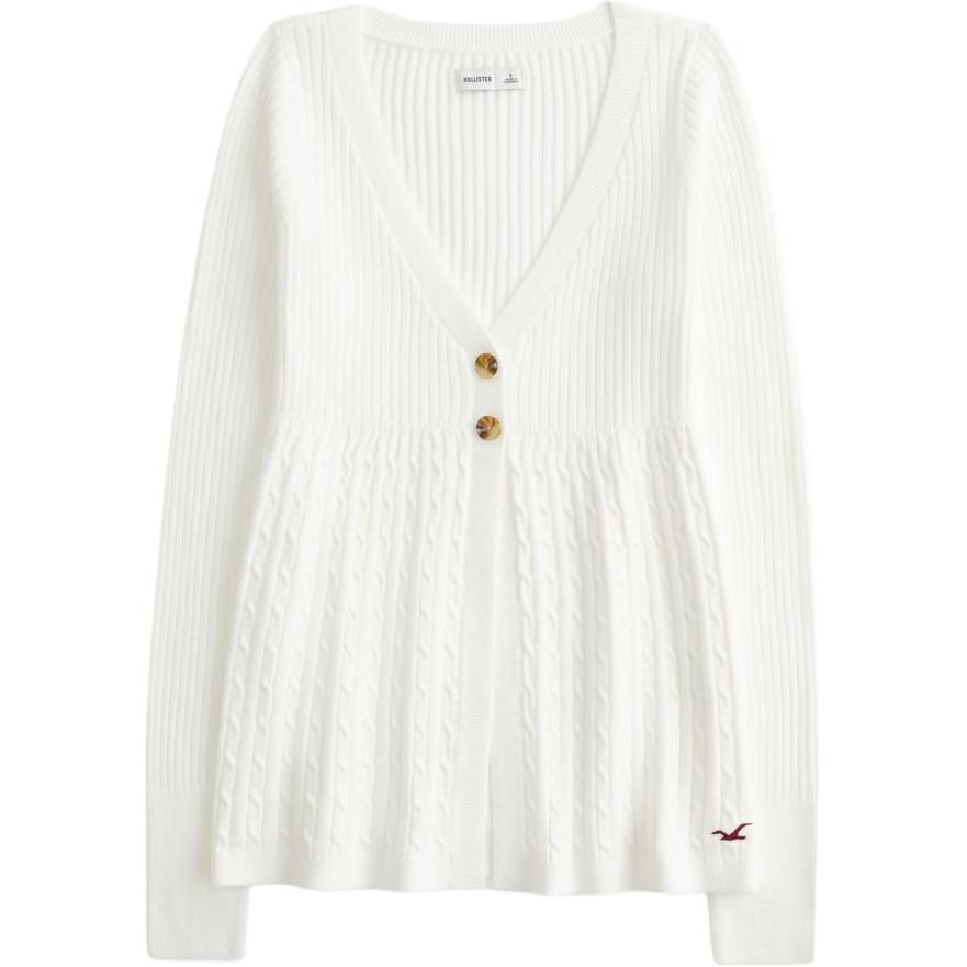 

Hollister/ Футболка женская белая V-образный вырез Moderate