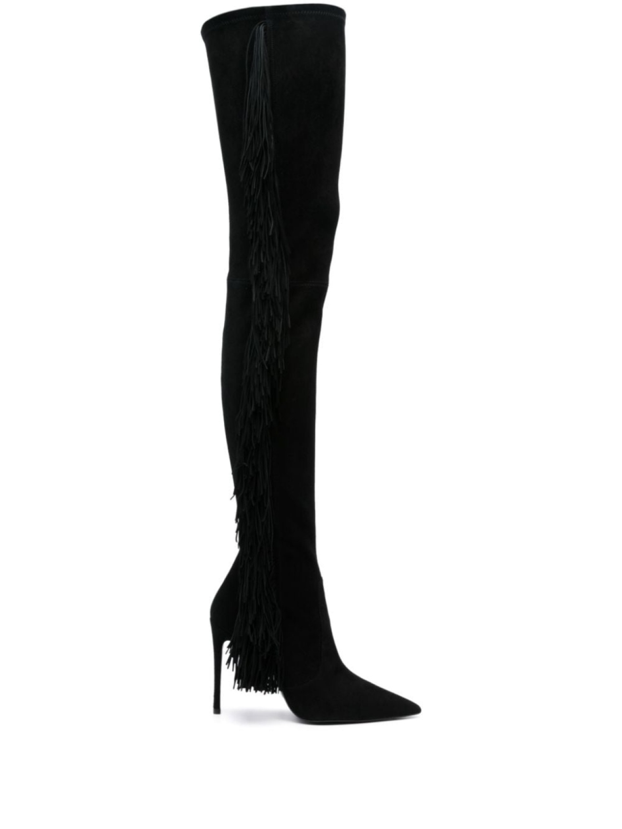 

Stuart Weitzman ботфорты Ultrastuart Fringe 100, черный