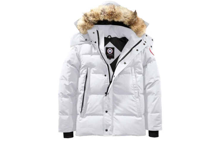 Куртка пуховая зимняя Wyndham серии мужская Polaris White Canada Goose, Beichen White — фото 2