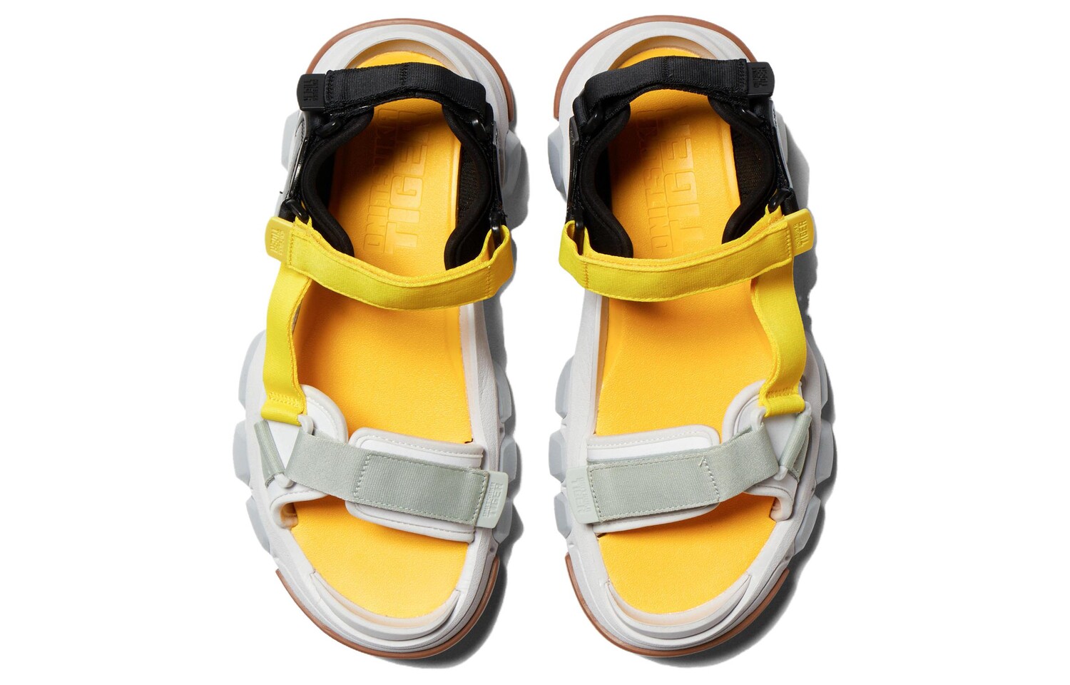 Пляжные сандалии Dentigre с поясом унисекс белого цвета Onitsuka Tiger — фото 3