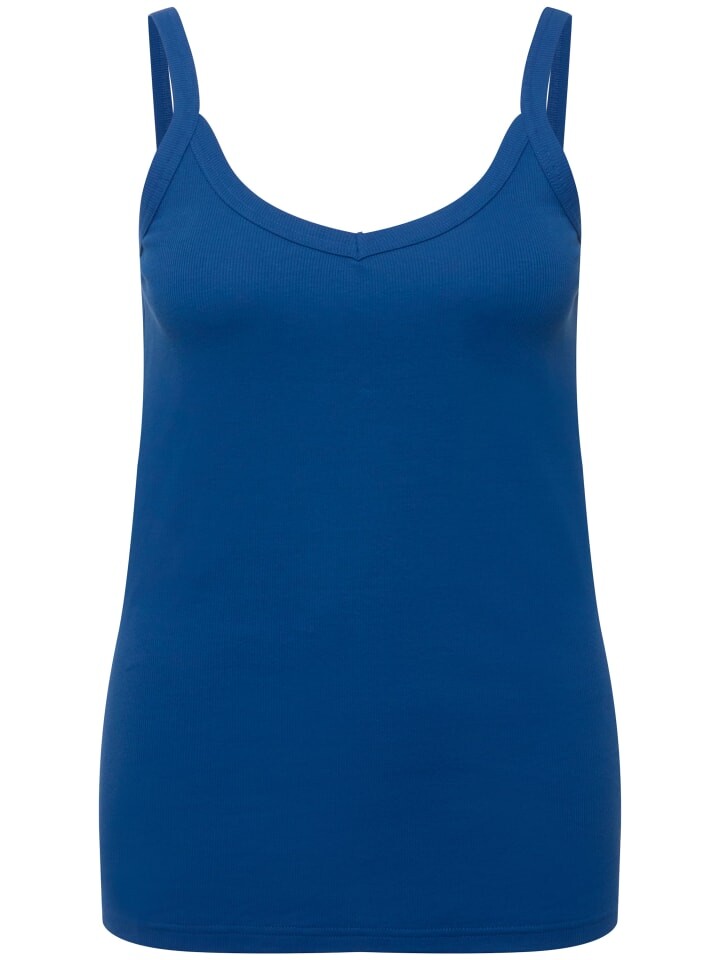 

Футболка Ulla Popken Strick Top, цвет azurblau