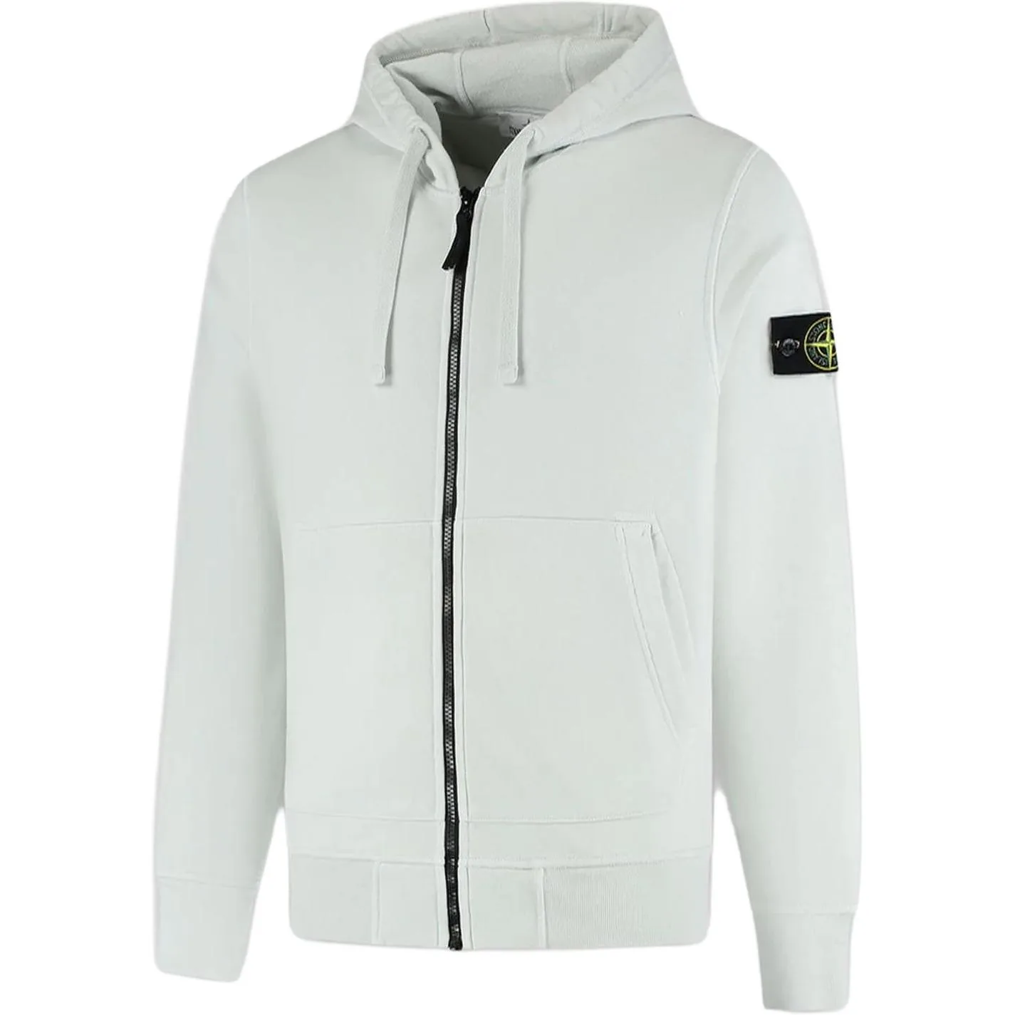 Худи на молнии STONE ISLAND, sky color — фото 3