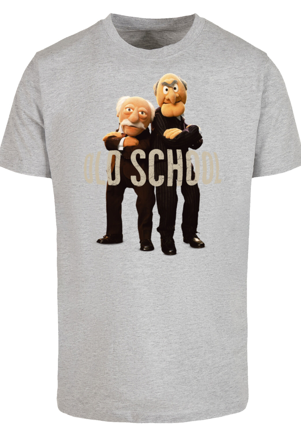 

Футболка F4NT4STIC Disney Muppets Waldorf & Statler grey melange, цвет grau meliert