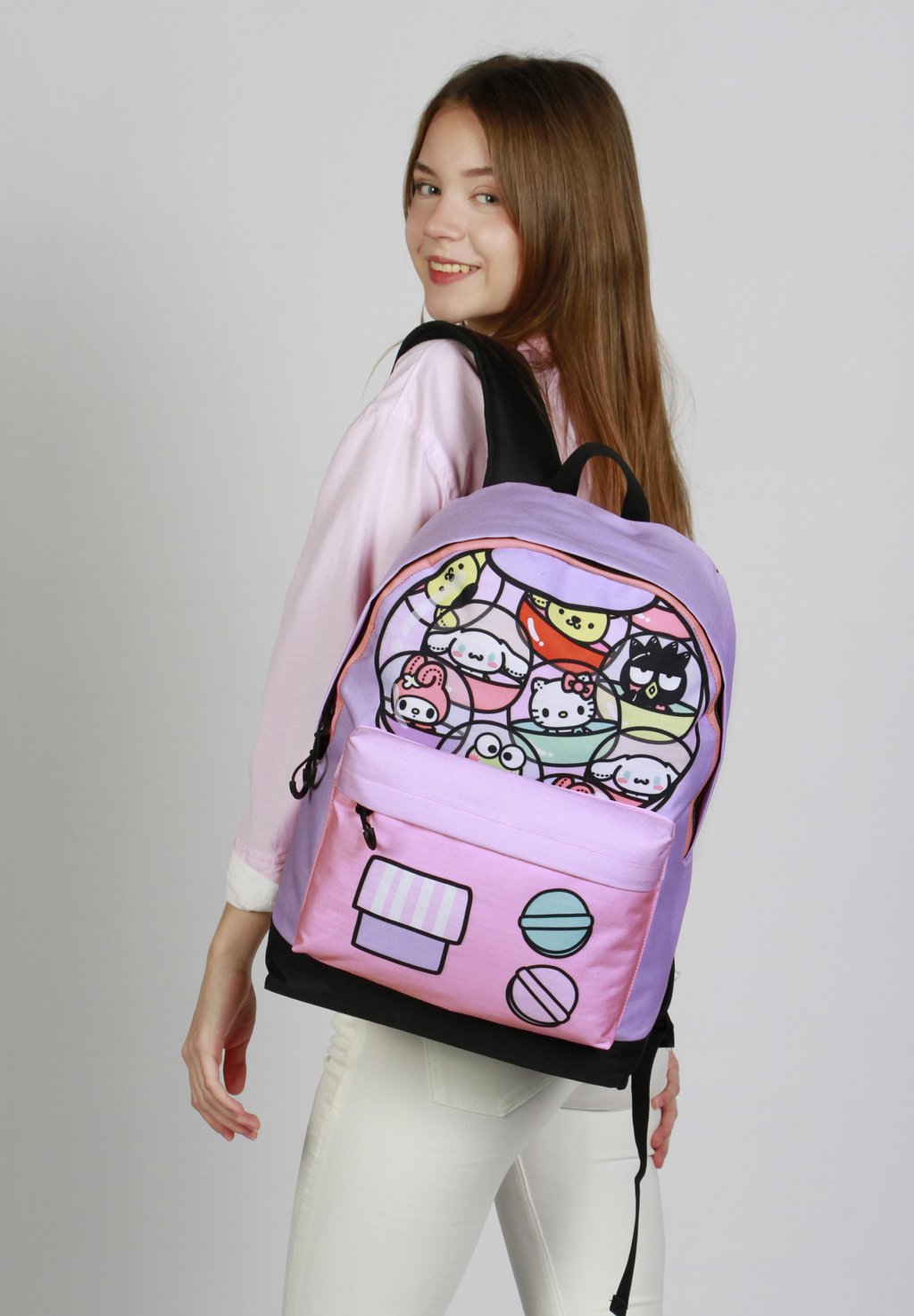 

Рюкзак SANRIO HELLO KITTY GASHAPON HIGH Karactermania, цвет Hello Kitty Pink
