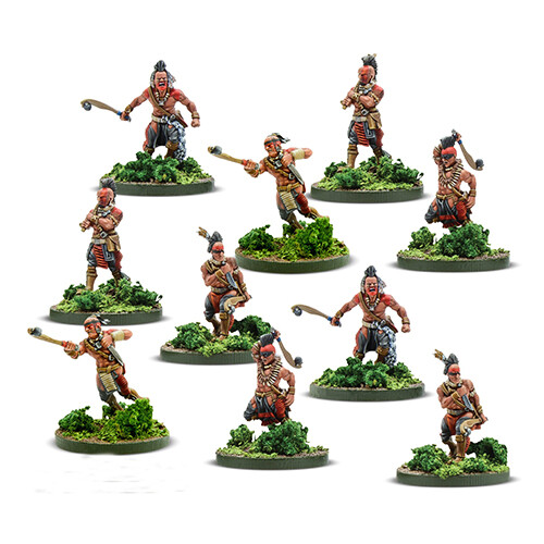 

Фигурки Mohawk Warriors With Clubs