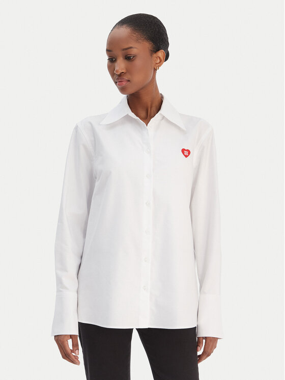 

Рубашка regular fit Erselia 50556398 Hugo, белый