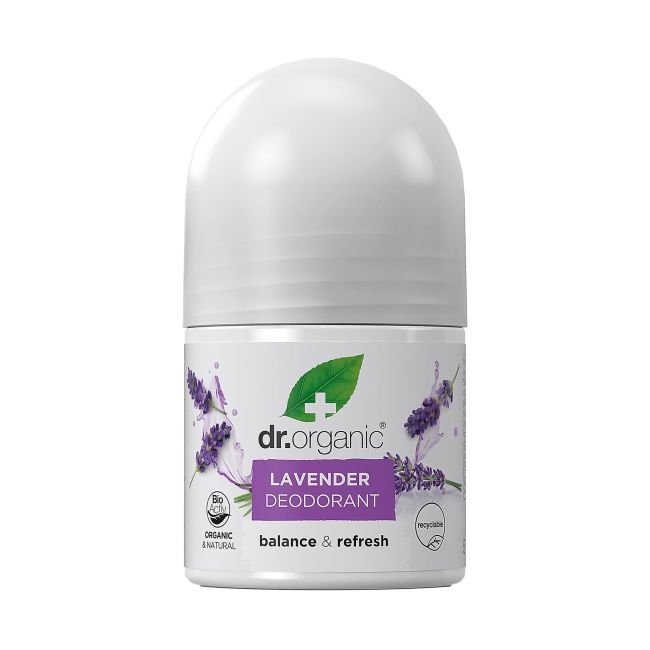 

Шариковый дезодорант с ароматом лаванды Dr.Organic Dr. Organic, 50 мл