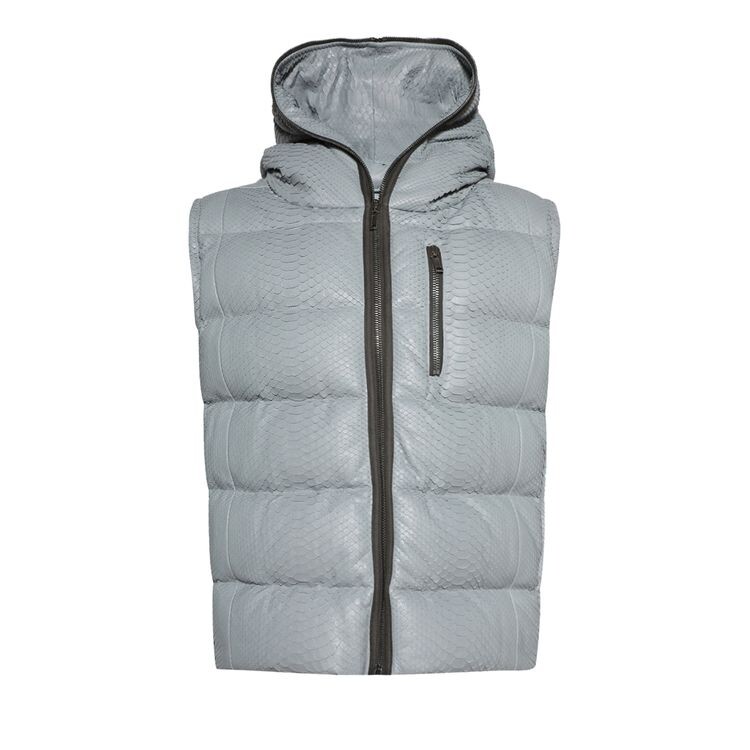 

Жилет Rick Owens Sealed Vest Pale Blue, синий