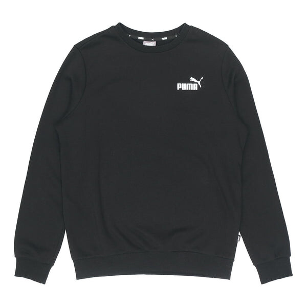 

Толстовка casual sportsknitted crew neck pullover black Puma, черный