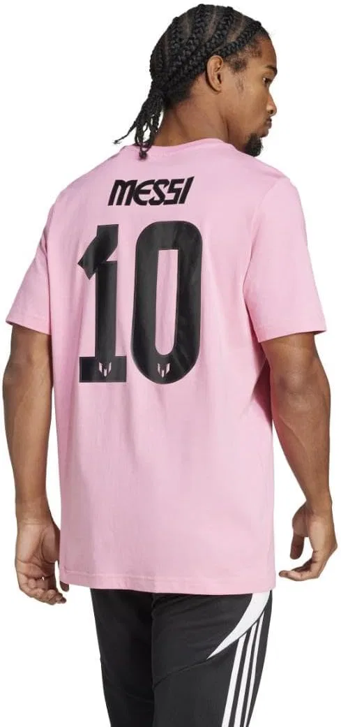 Футболка Adidas Mens Messi, розовый — фото 2