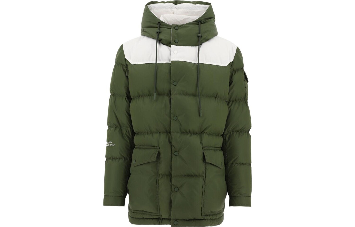 

Пуховик мужской зеленый Moncler