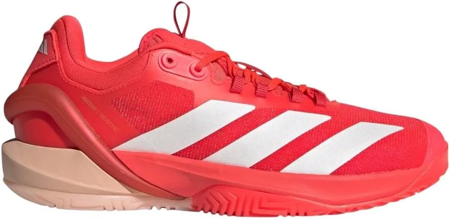 Кроссовки для тенниса adidas, цвет Lucid Red/Zero Metallic/Powder Coral