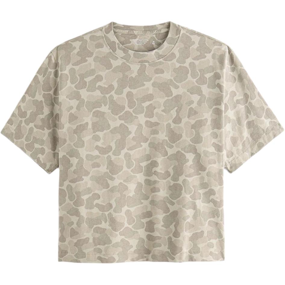 

Футболка мужская camouflage Abercrombie＆Fitch, хаки