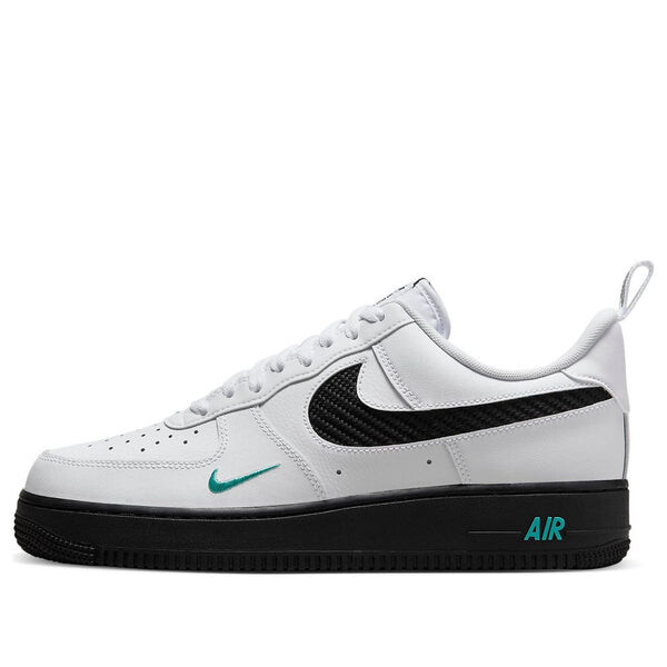 

Кроссовки air force 1 '07 'white black teal' Nike, белый