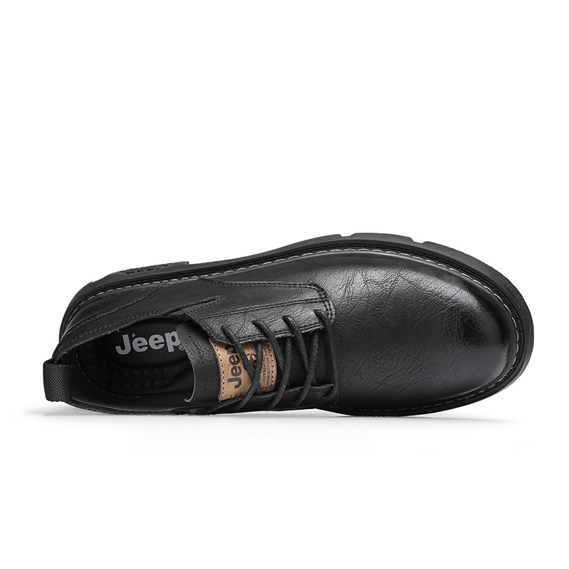 Jeep Туфли мужские Low top Khaki/Black — фото 4