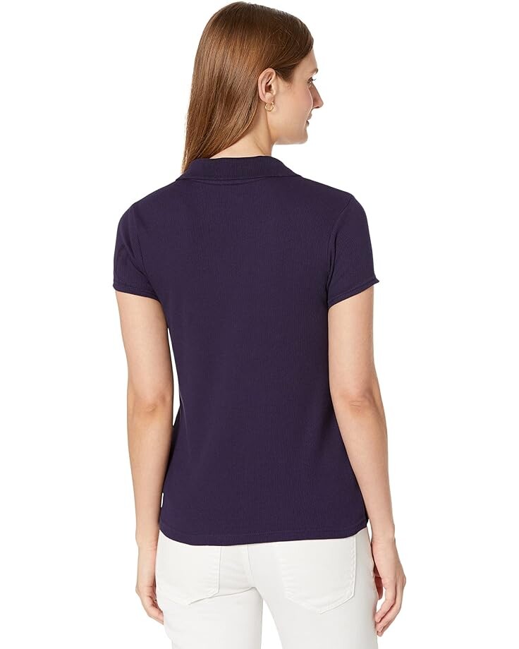 

Поло U.S. POLO ASSN. Y Rib Placket Polo Shirt, цвет Evening Blue