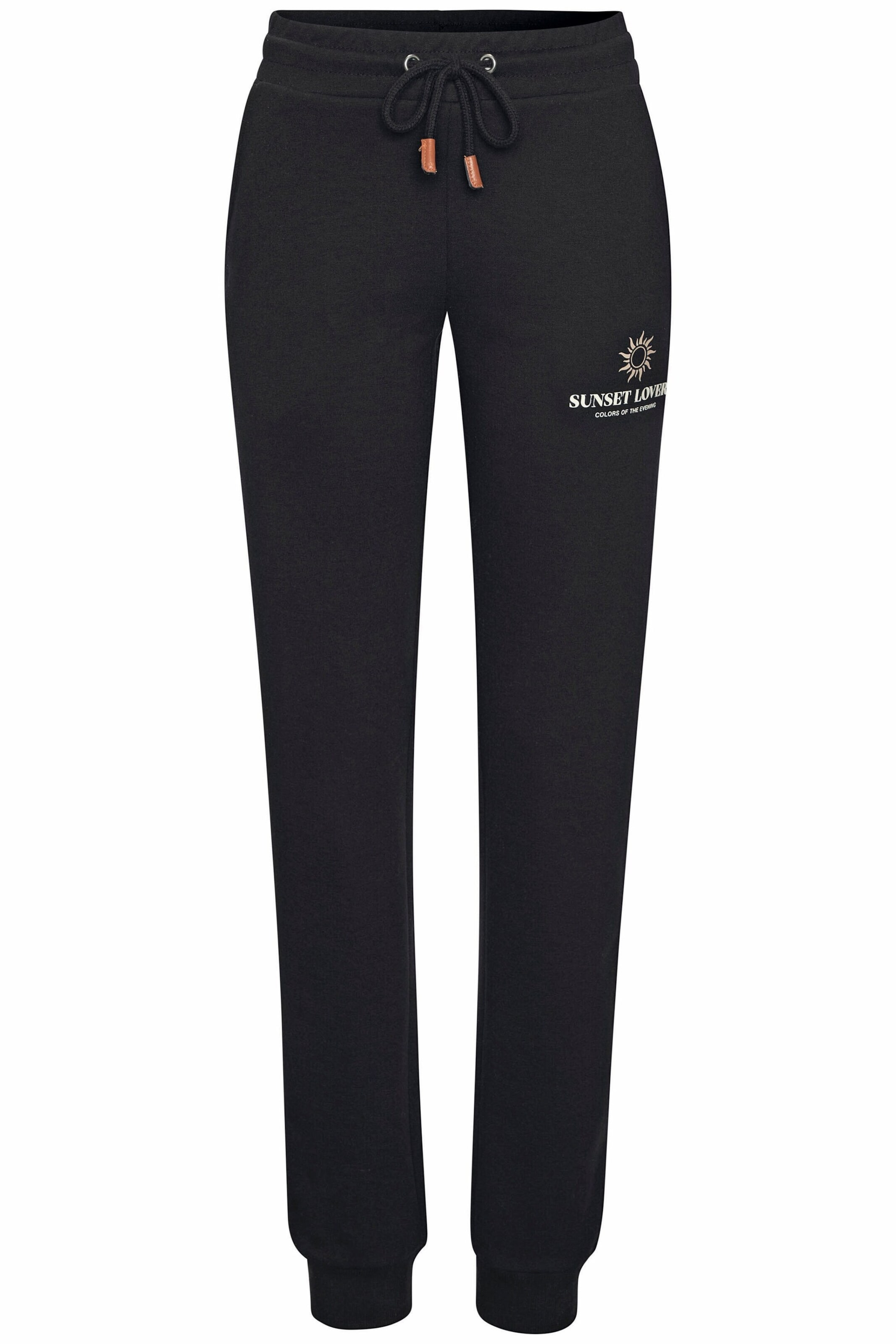 

H.I.S Брюки с зауженным низом в черном цвете