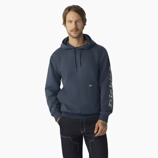 

Мужская водоотталкивающая толстовка с логотипом Dickies, цвет airforce blue