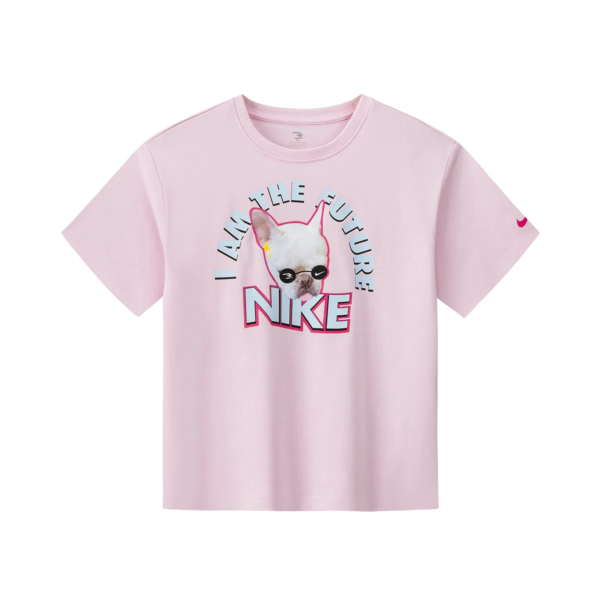 Футболка детская 3Brand с коротким рукавом, летняя Nike, Cherry Blossom Pink