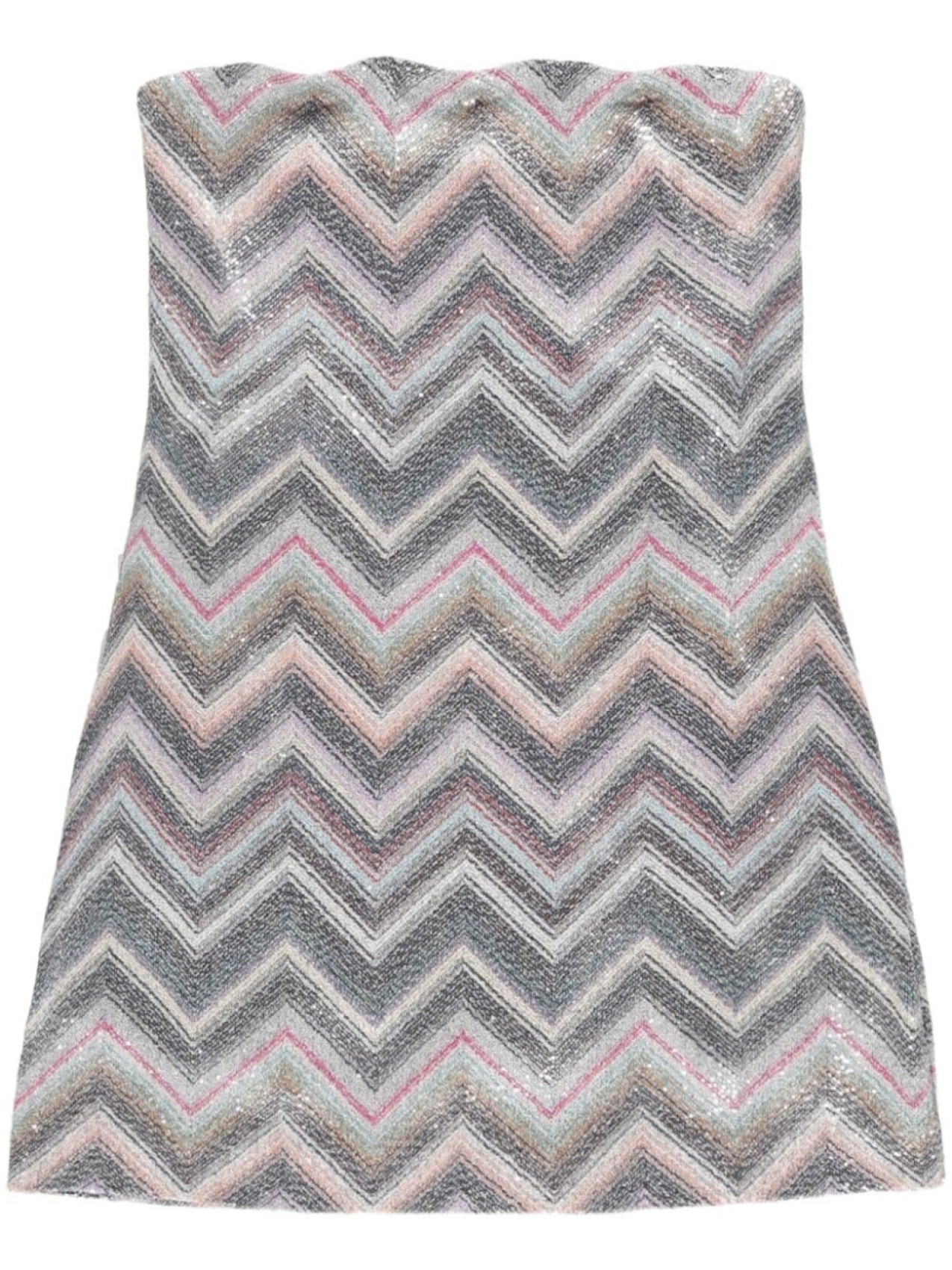 

Missoni платье с зигзагообразным узором, синий