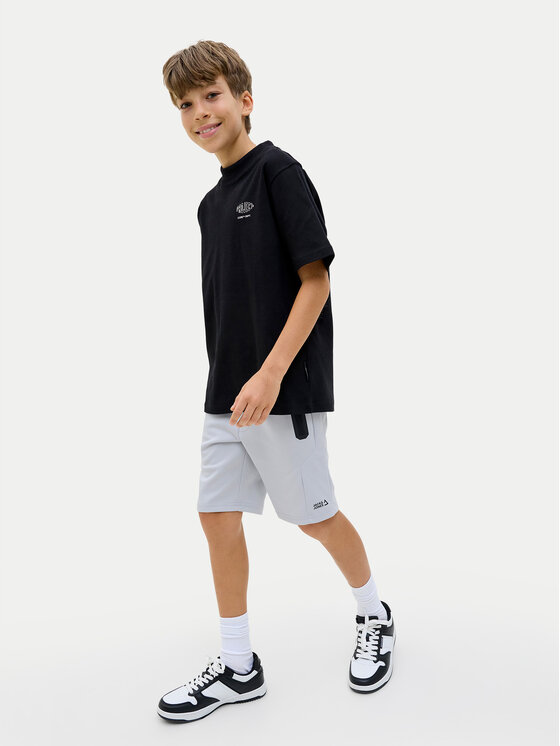 Облегающие спортивные шорты Gordon Fusion 12274667 Jack&Jones Junior, серый — фото 2