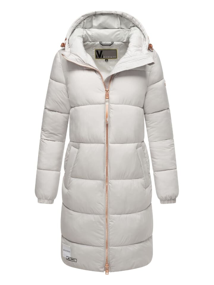 

Пуховик Marikoo Nomadiaa 16, цвет light grey