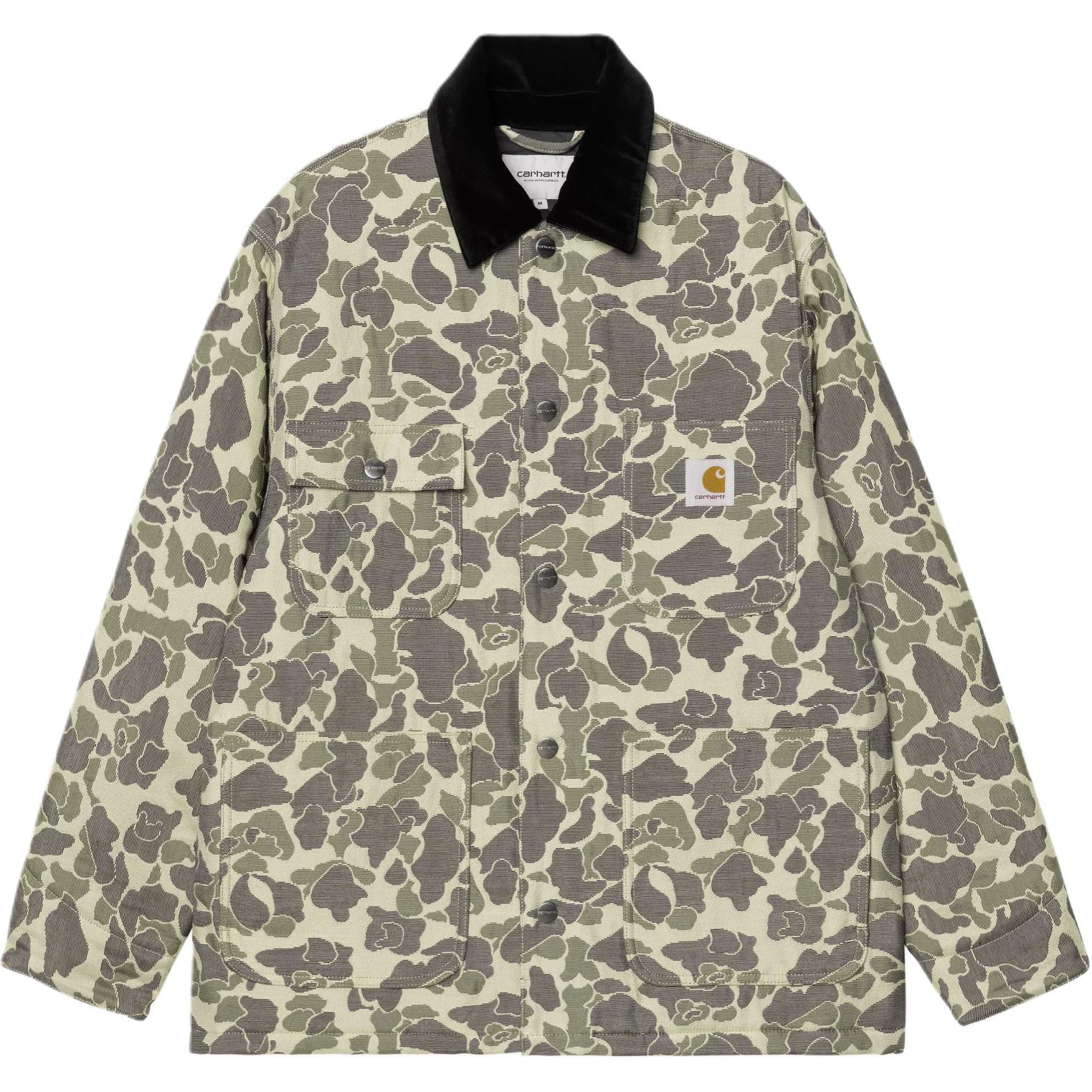 

Тафтяная рабочая куртка Carhartt WIP, зеленый/коричневый