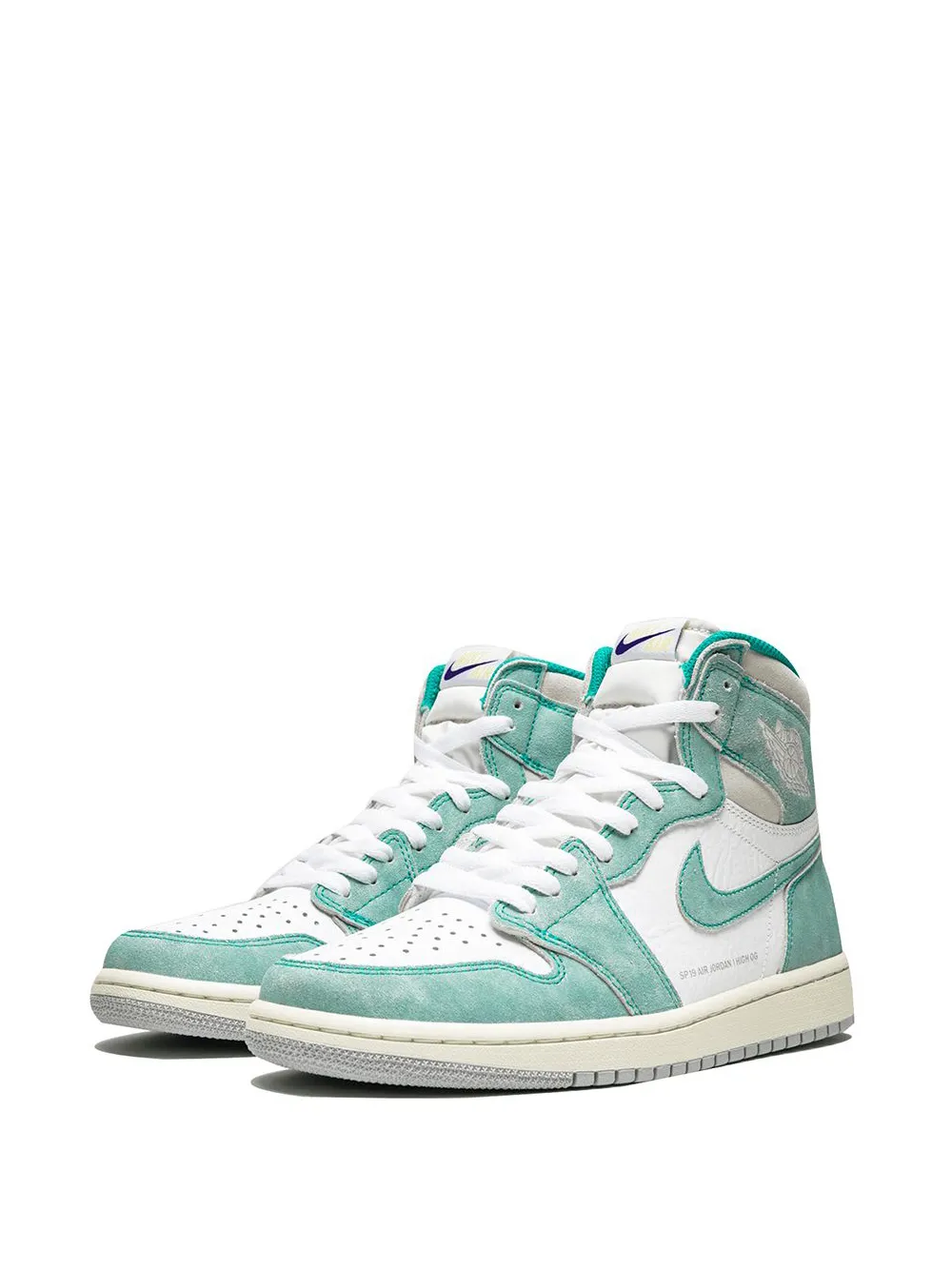 Высокие кроссовки Air  1 Retro High OG Jordan, зеленый — фото 2
