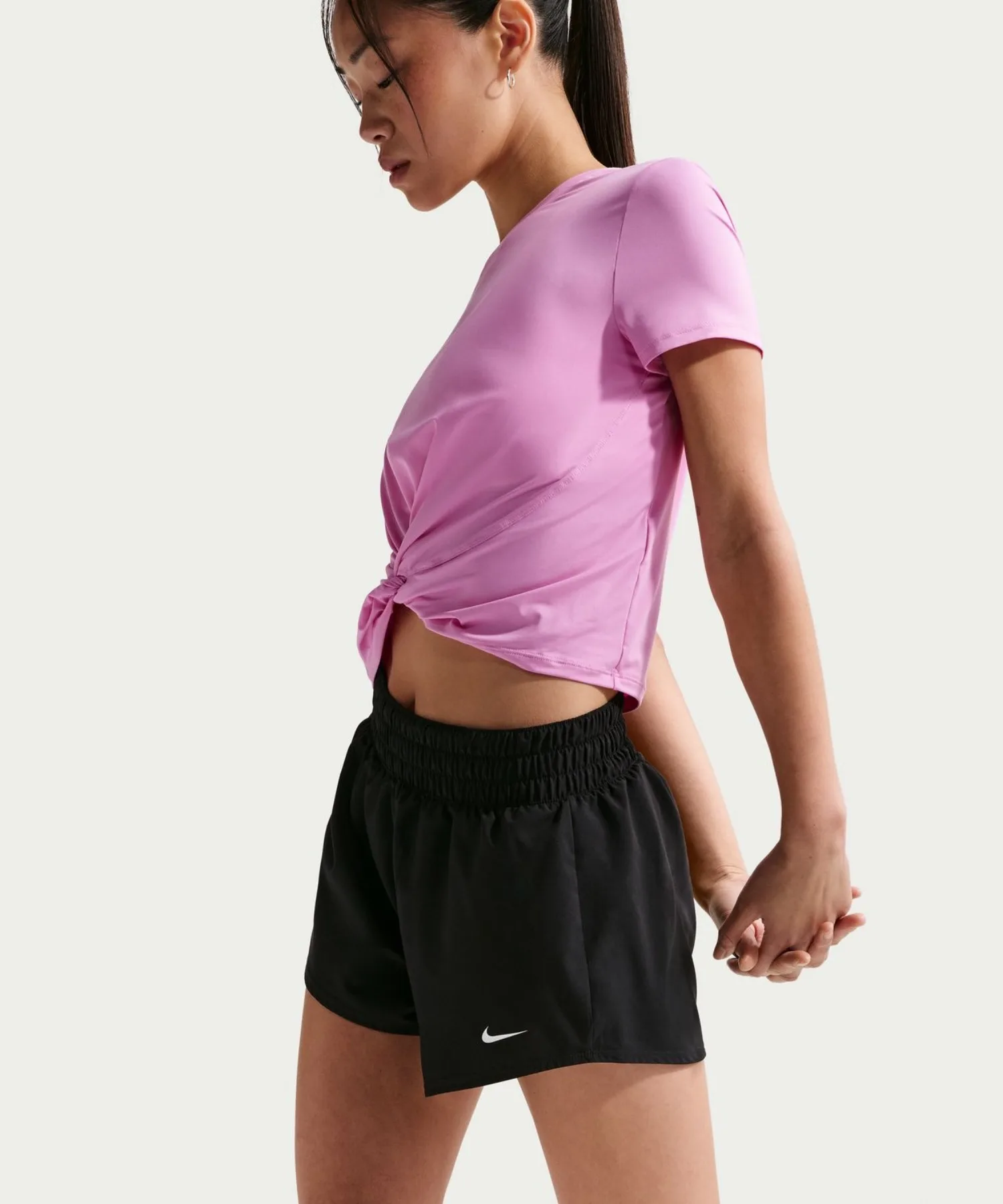 Женские шорты Nike Dri-FIT ONE DF MR BR 3-inch черные