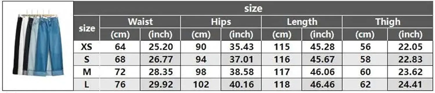 Джинсы свободные, Women's Street Baggy Jeans, белый — фото 4