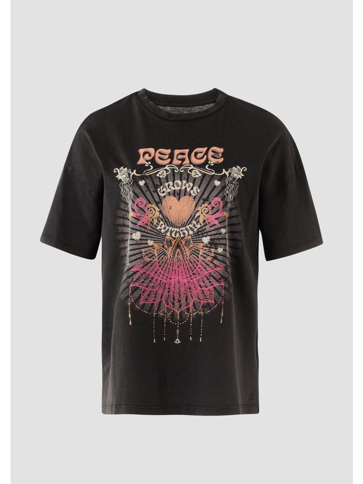 

Футболка в цвете 99D0_black QS, Черный, Футболка в цвете 99D0_black QS