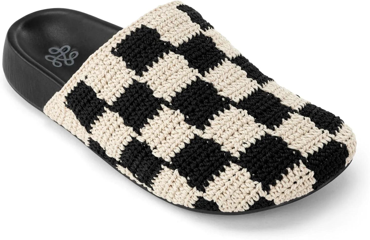 Вязаные кожаные сабо Sak Bolinas The Sak, черный
