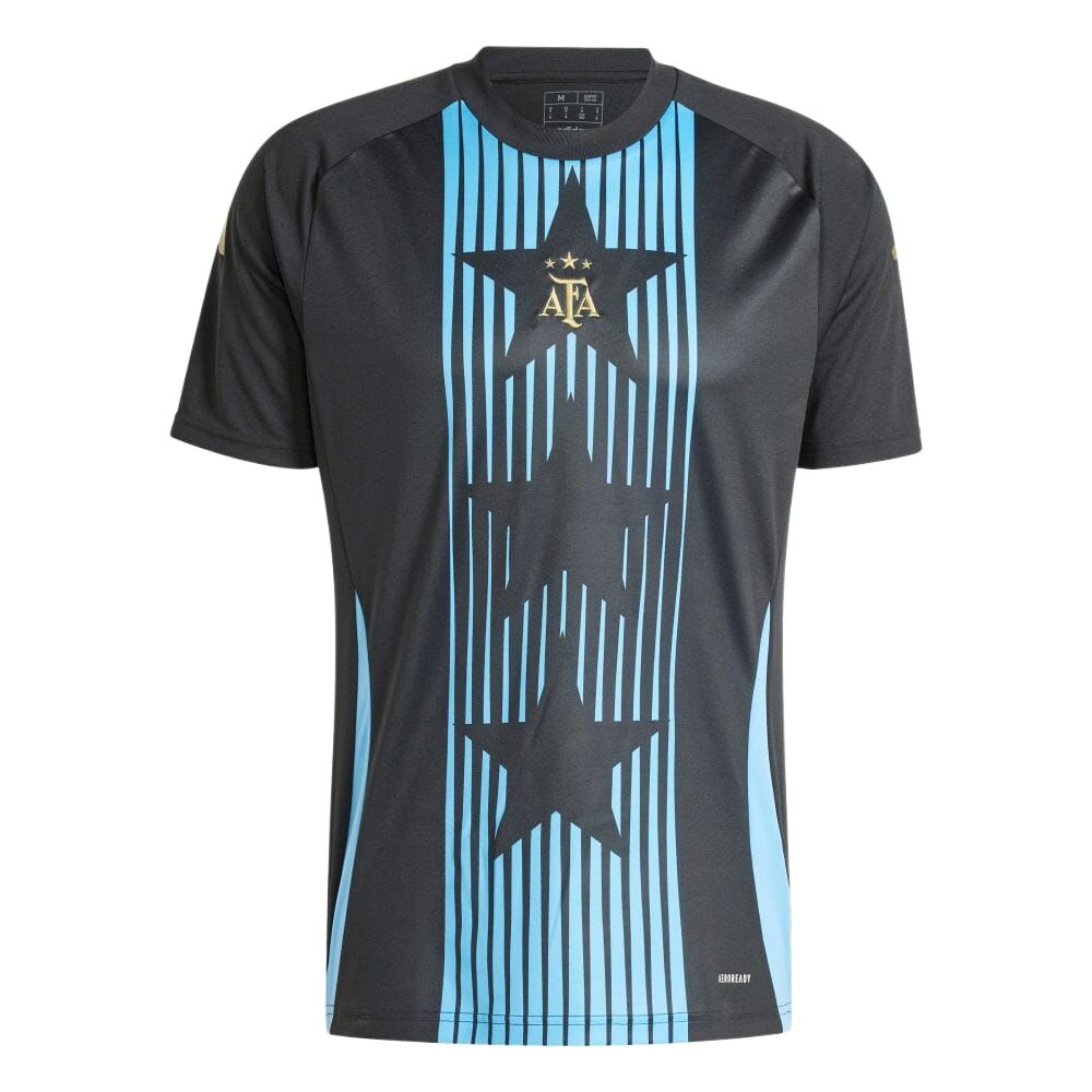 

Предматчевая футболка сборной Аргентины SS24 Adidas, синий черный