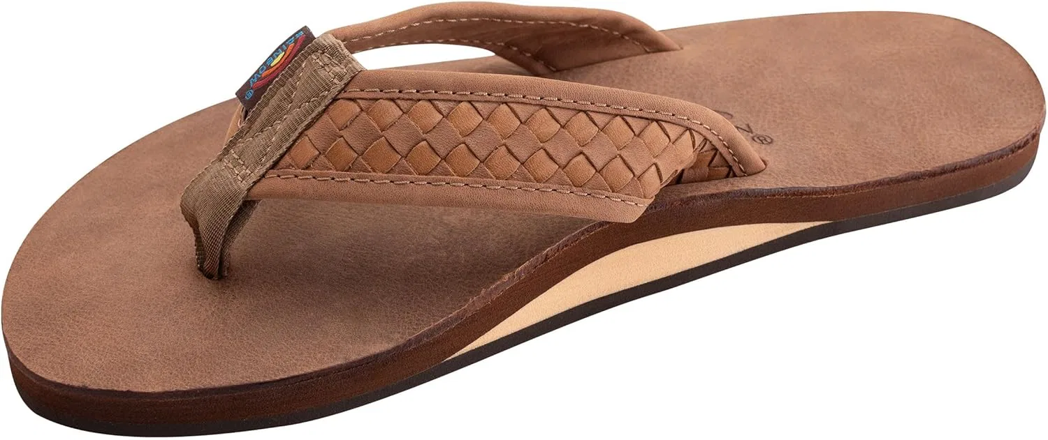Сандалии из натуральной кожи, Rainbow, Nogales Wood Rainbow Sandals