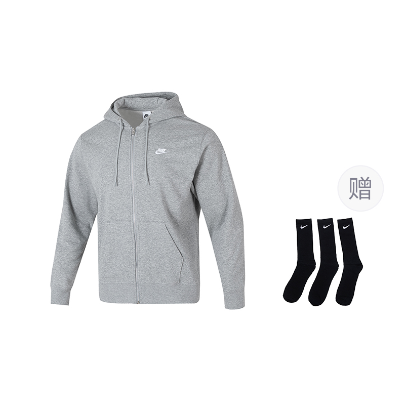 

Nike Свитшот Club мужской серый