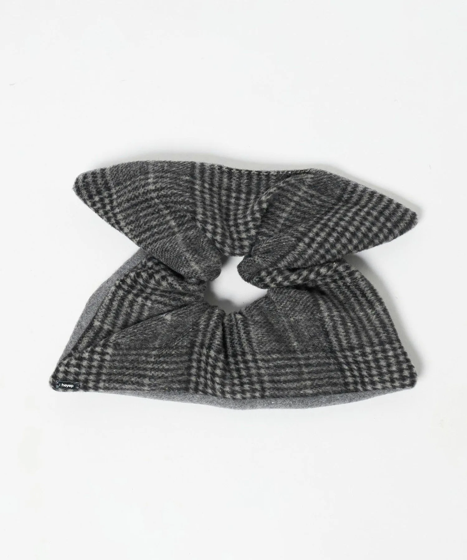 Клетчатая квадратная резинка для волос Beauty&Youth United Arrows, DK.GRAY