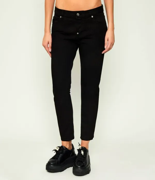 Джинсы для крутых девчонок slim fit Dsquared2, черный