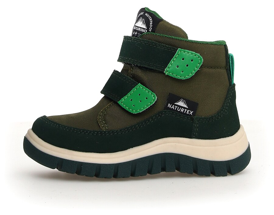 

Ботинки NATURINO, цвет Olive/Grass green/Dark green