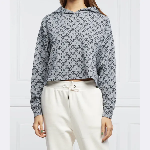 

Укороченная толстовка Dkny, серый