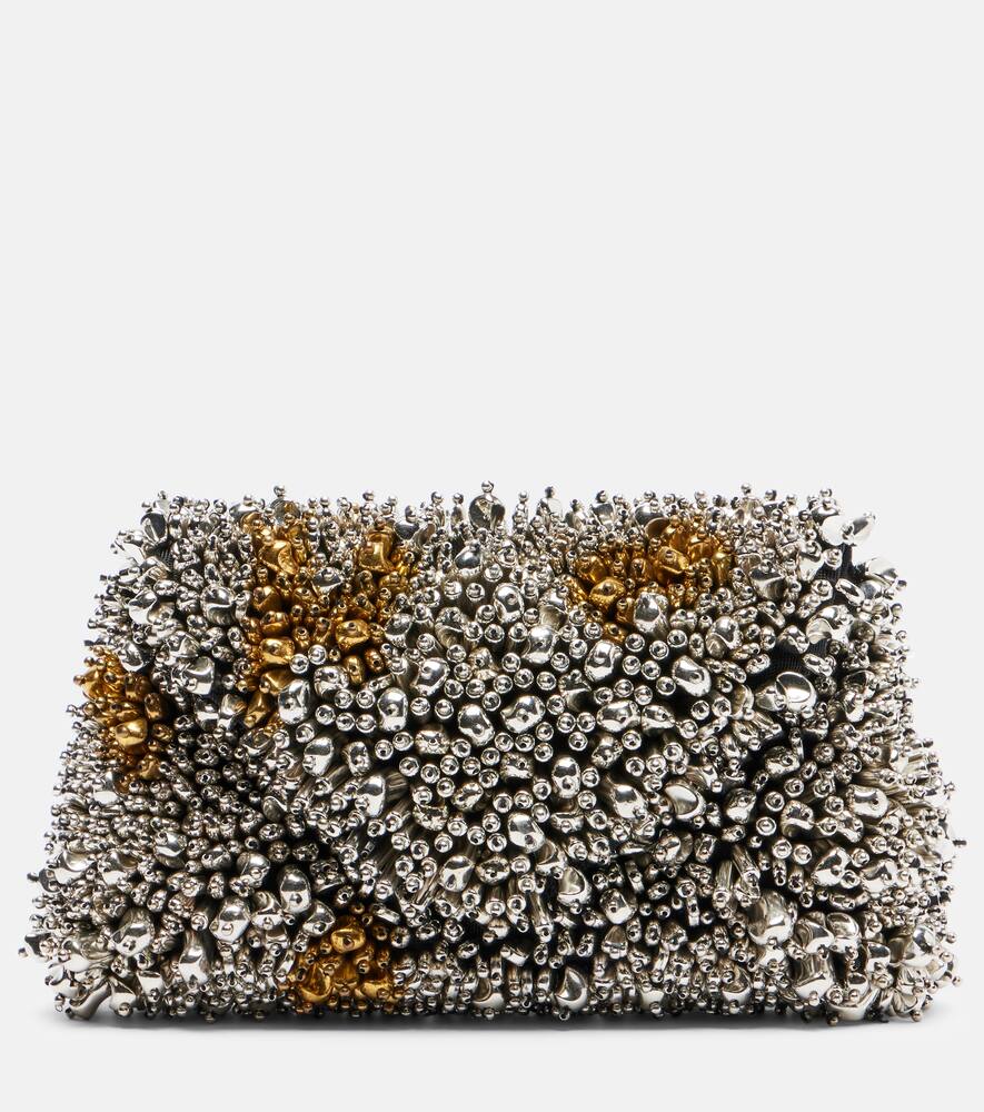 

Клатч с декоративными элементами Dries Van Noten, Silver