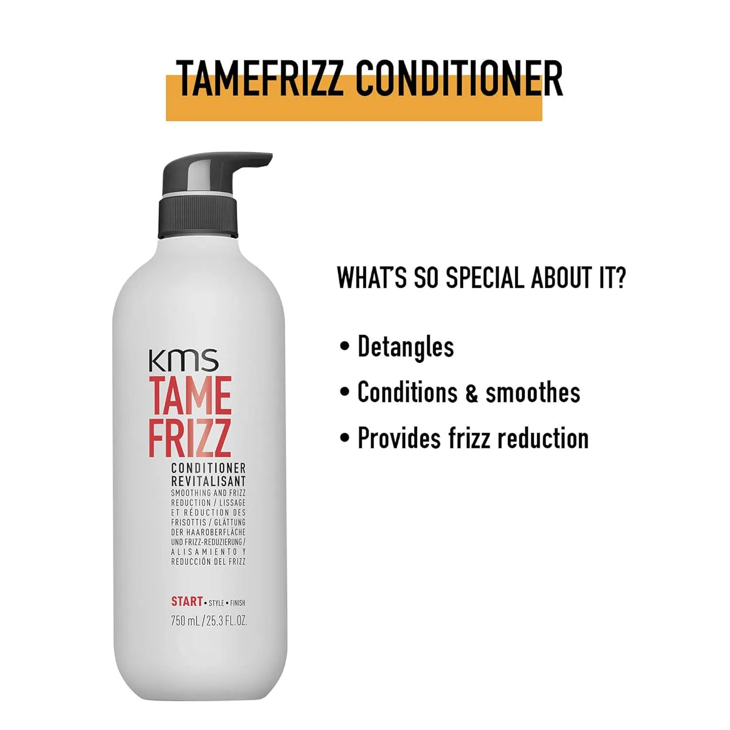 Кондиционер KMS Tamefrizz для разглаживания волос Kms — фото 3