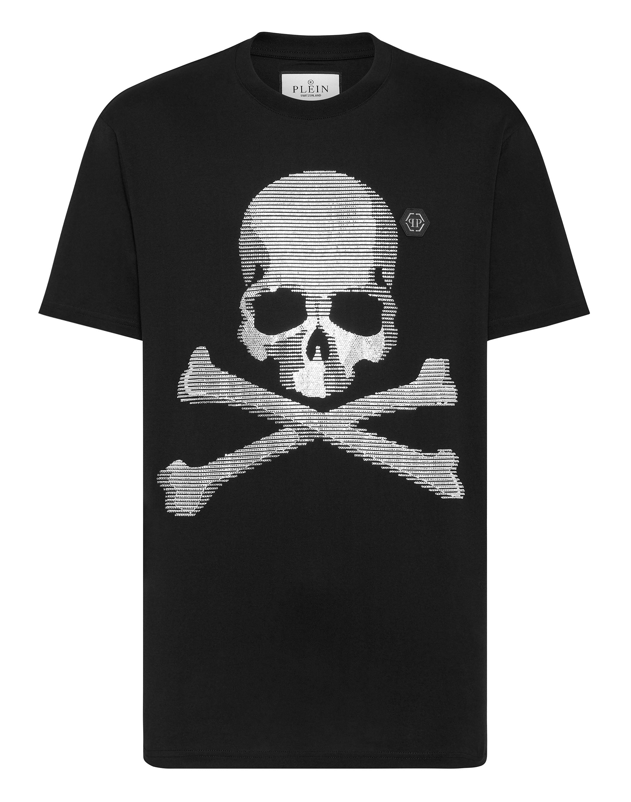 

Футболка с круглым вырезом SS Skull&Bones Philipp Plein, черный