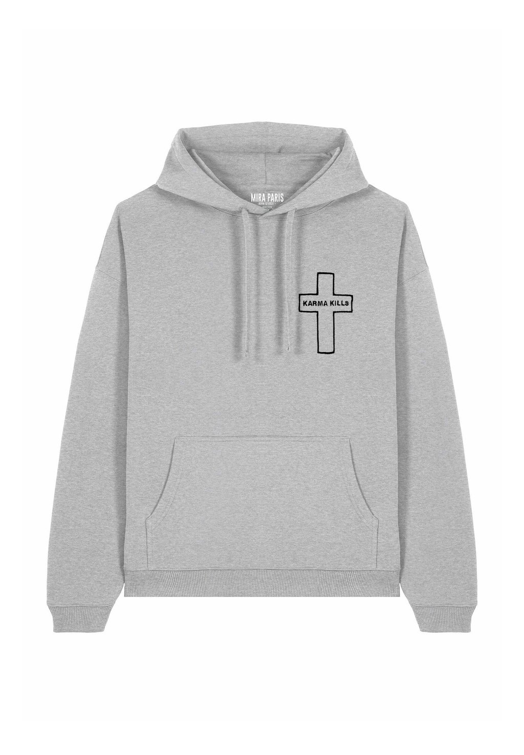 

Толстовка KARMA EMBROIDERY UNISEX - Hoodie Mira Paris, серый